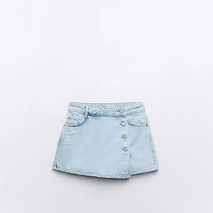 Zara wrap denim skort